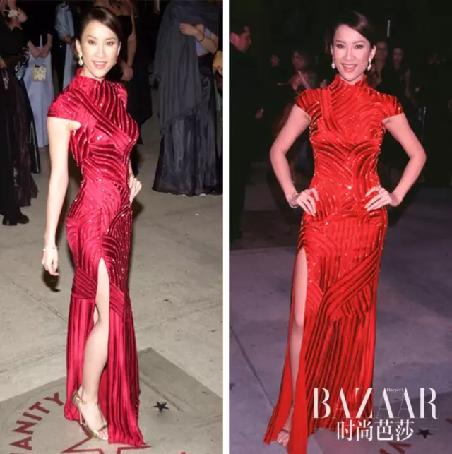 贝克汉姆为李玟颁奖,李玟与贝克汉姆