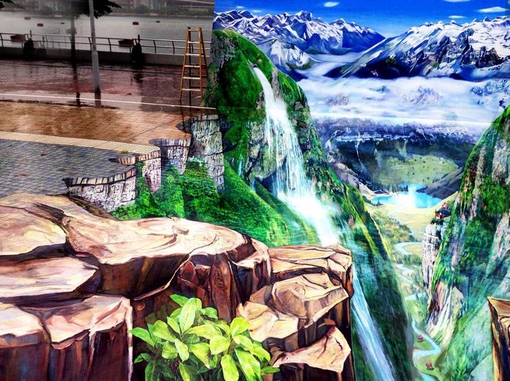 石纹砖的电视背景墙,这才叫隐形门电视背景墙