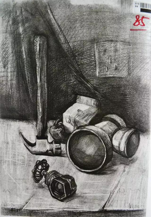 四川美术学院高分卷素描,四川美术高分卷