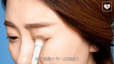 内双眼影手残画法,手残怎么画眼影
