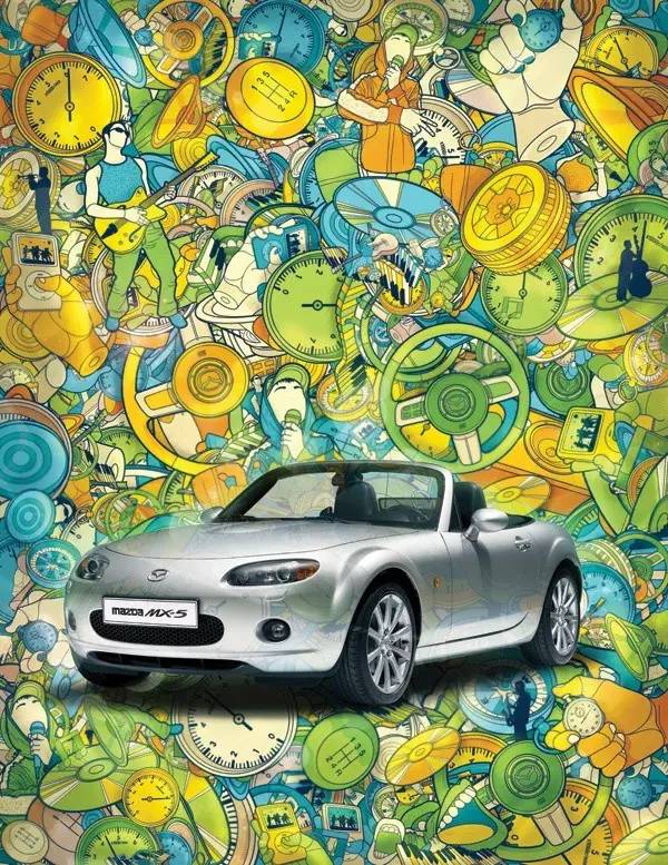 斑斓创意插画,灵动插画