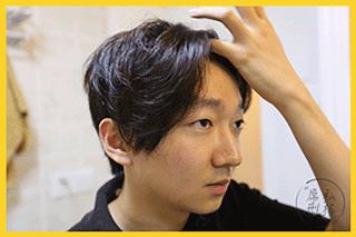 中分男发型怎么打理,m发际线男士适合中分发型