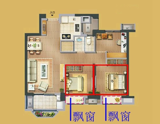 阳光城檀悦83平效果图,阳光城檀悦复式设计方案