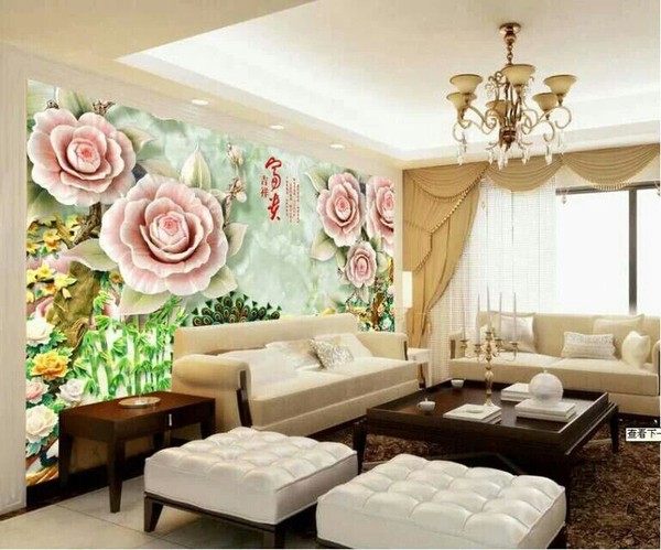 彩雕背景墙选购技巧,彩雕背景墙效果图大全