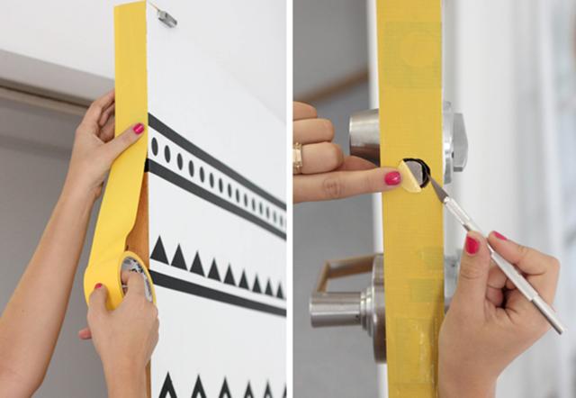 房间门难看怎么装饰,家里不好看的门要怎么装饰