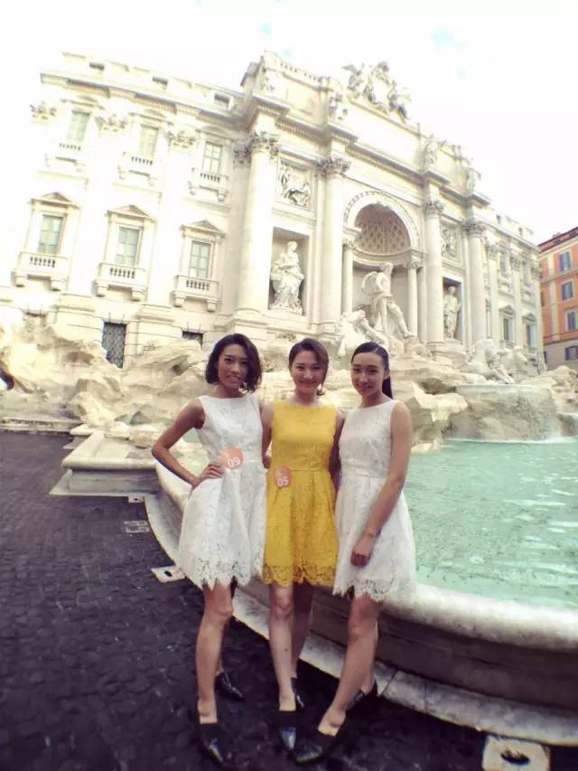 中华小姐海外之旅：许愿池边的东方少女