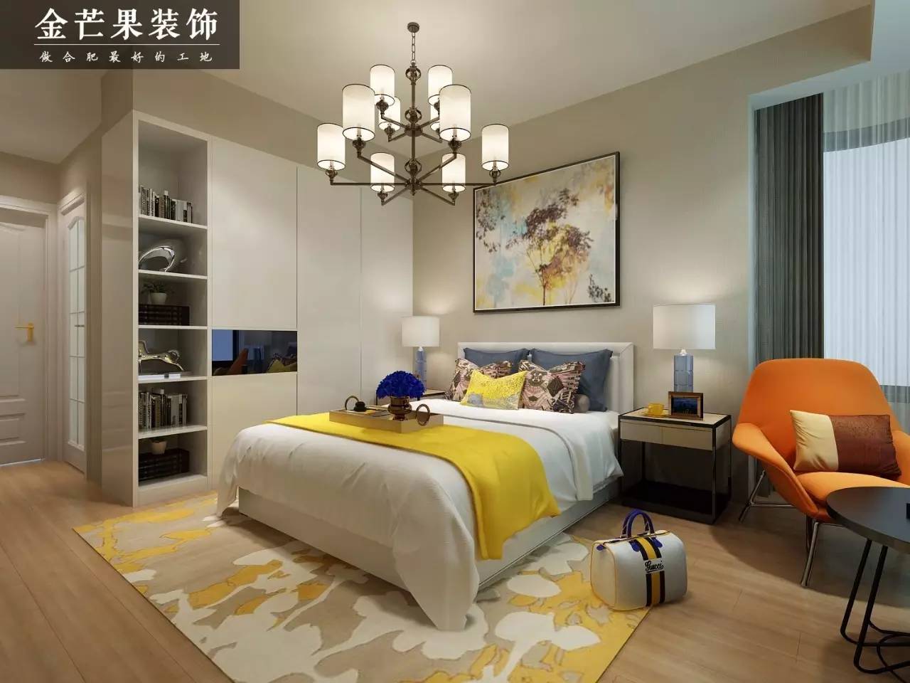 合肥金芒果装饰真实评价,合肥金芒果装饰实景现代简约风