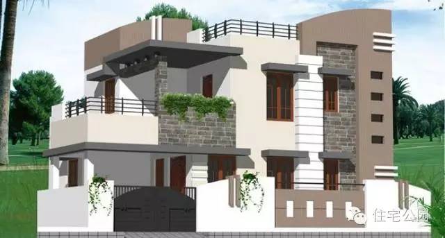 19万盖的2层3间现代小别墅,一层现代平顶别墅