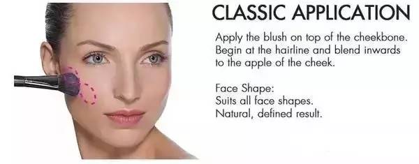 腮红的概念,腮红看着是粉上脸是橘色