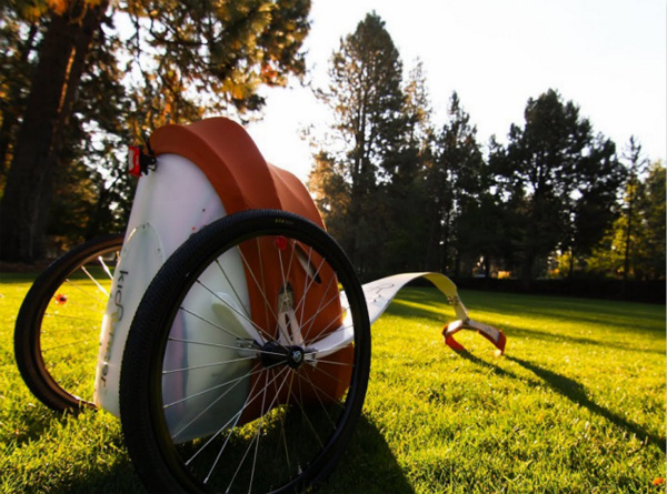 极客爸爸给婴儿车装上了125CC的摩托车发动机 边参赛奥运边“遛”小孩？｜905出行设计师