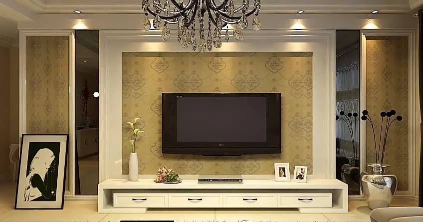简单实用大面积电视背景墙,不踩坑的电视背景墙