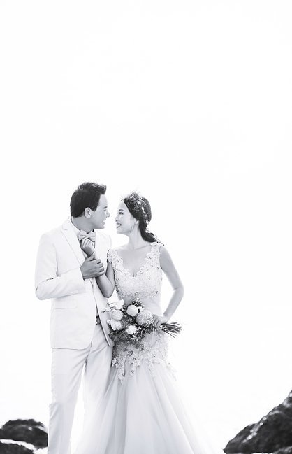 带着婚纱去三亚,带着婚纱旅行厦门