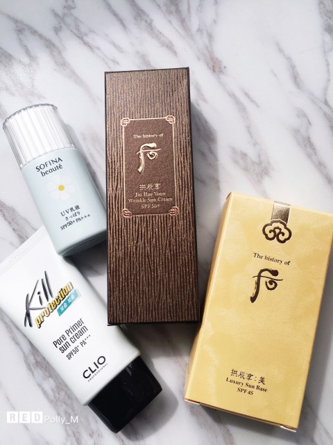 亲测几款常用防晒霜对比