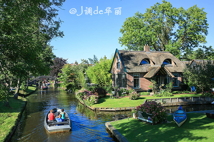 欧洲最美水乡荷兰羊角村,荷兰羊角村美丽的童话世界