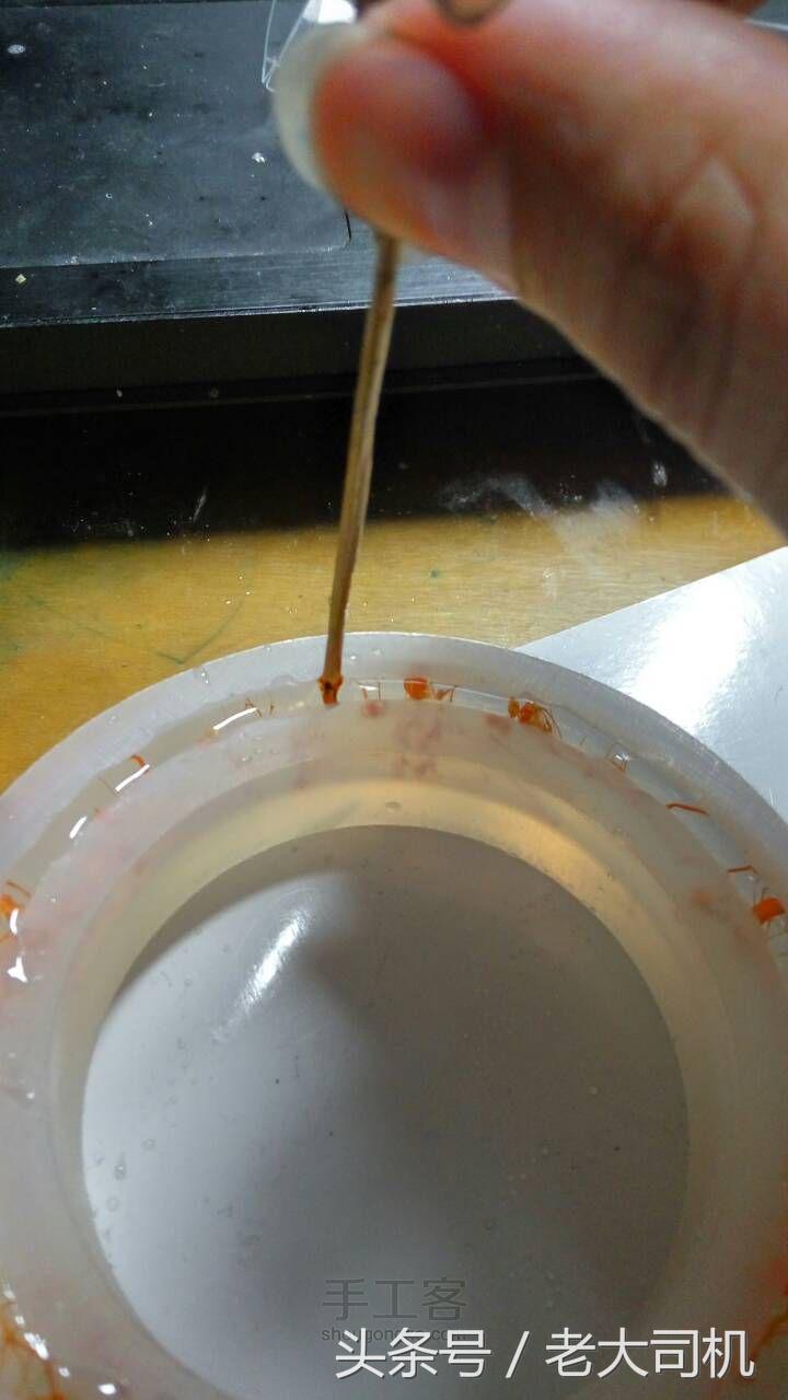 水晶滴胶和仿玉石粉怎么做手镯,毕业的时候给好朋友做滴胶手镯