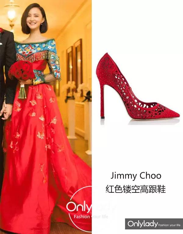 刘诗诗林心如美照,林心如和刘诗诗婚鞋