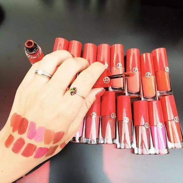 阿玛尼小胖丁12号色,阿玛尼小胖丁红管试色