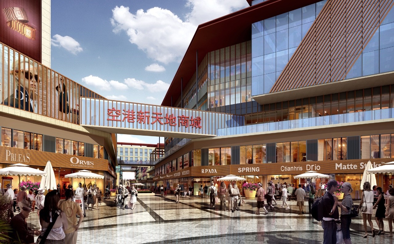 有了洲际旁的ShoppingMall，空姐空少和延误客，再不怕没地方杀时间······