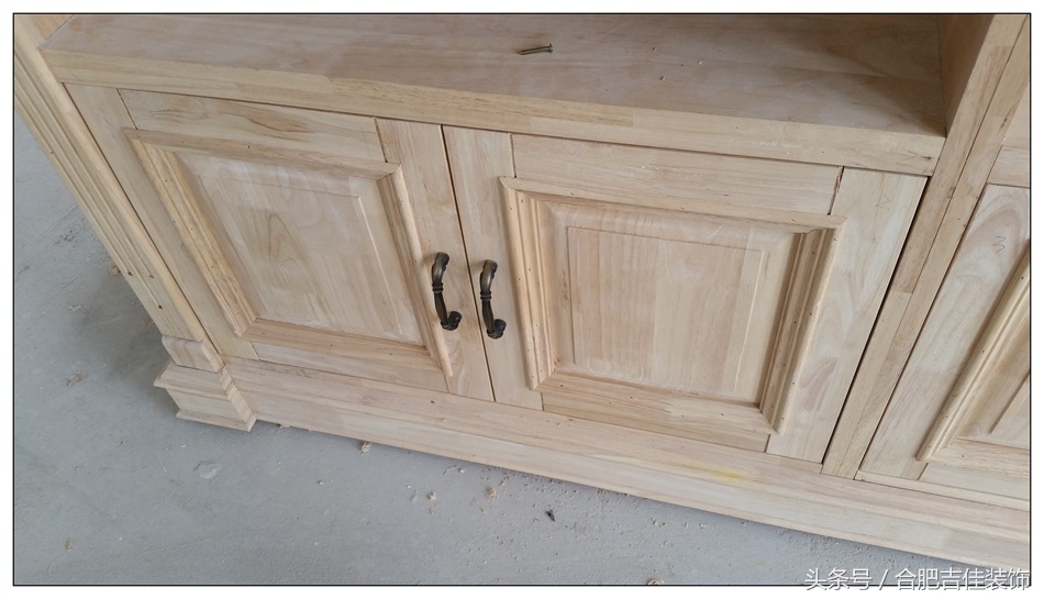 橡胶木指接板家具效果图,老王看装修