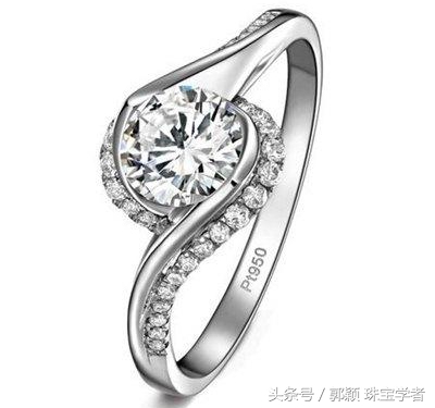 50分钻戒用铂金还是18k做戒托合适,钻戒戒托选18k黄金和18k白金