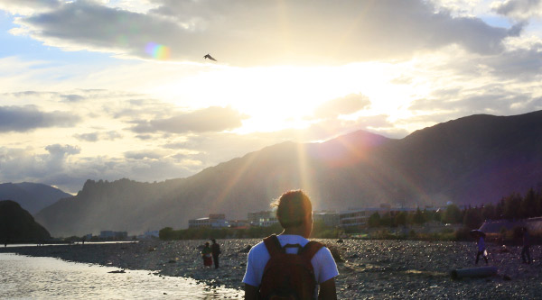 慢游弥河两岸,仙足岛游玩