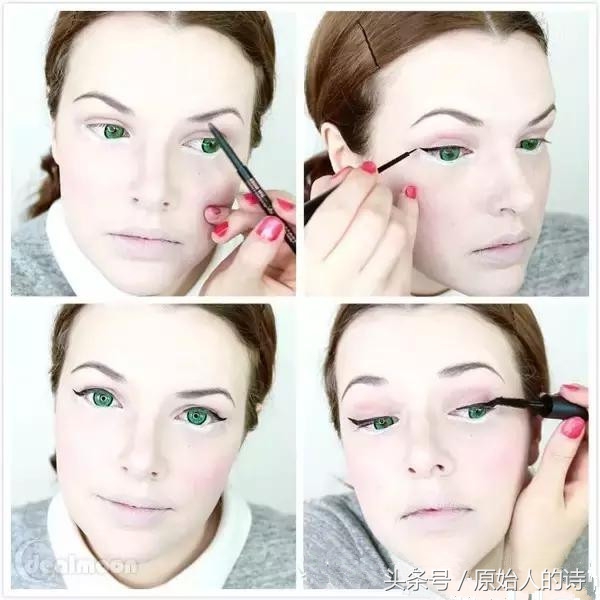 玩妆教程万圣节,简单万圣节化妆教程可爱