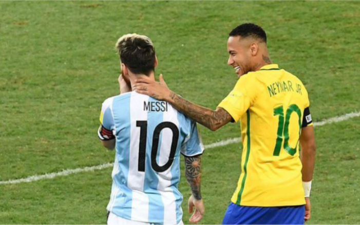 内马尔进球为白血病男孩跳舞,内马尔学患病孩子进球跳舞