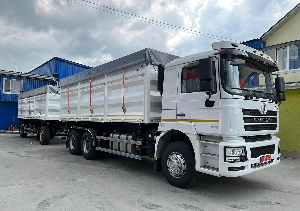 国产车头+欧洲挂车！乌克兰运输公司的最新搭配！