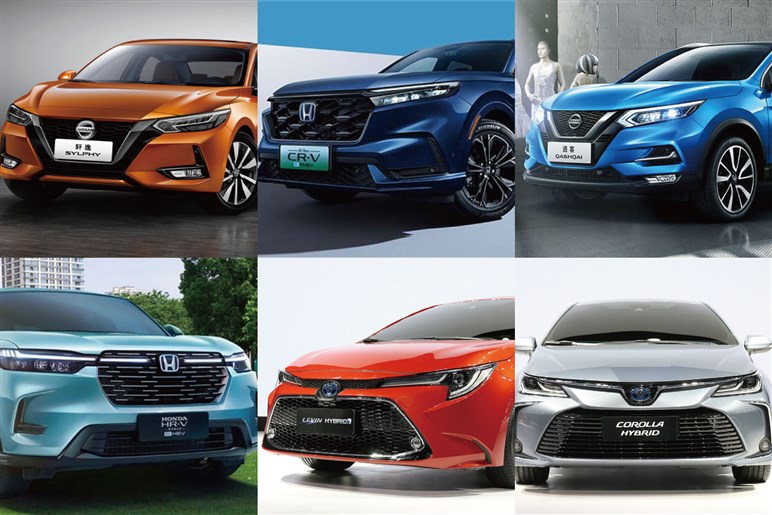 日本媒体评选，在中国非常热卖，但是日本本土不受欢迎车型列表