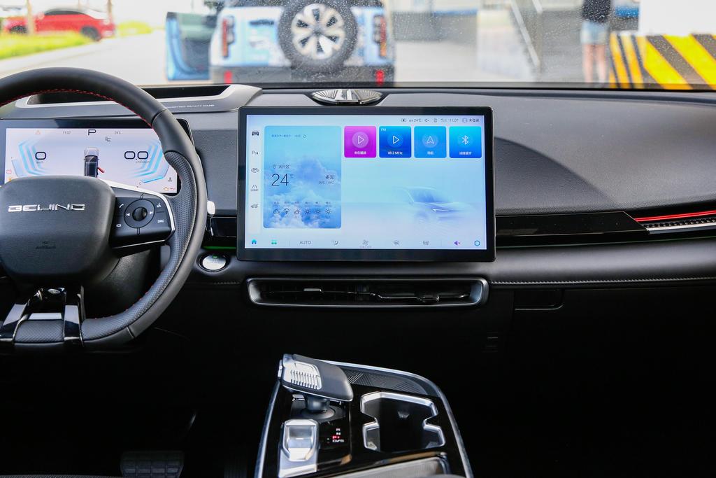 静态体验北京魔方电子后视镜,电子后视镜高科技