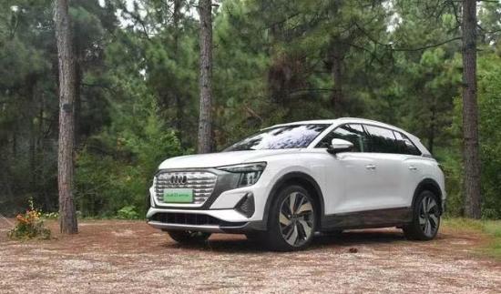 新款4轮电动车测试,上汽奥迪45万级新能源车型