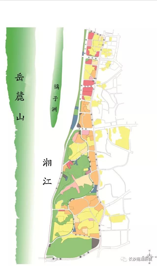 长沙南湖金融外滩最新规划,金融中心二期320亩地块实景