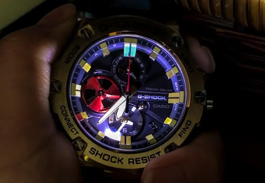 卡西欧八村塁手表如何看电量,卡西欧八村塁联名款手表怎么调试