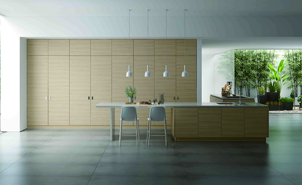 莫干山豆茵板材柜子效果图,莫干山豆茵板板材上有标识吗