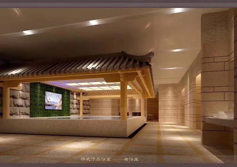 浴场汗蒸装修设计,洗浴汗蒸一平方装修效果图