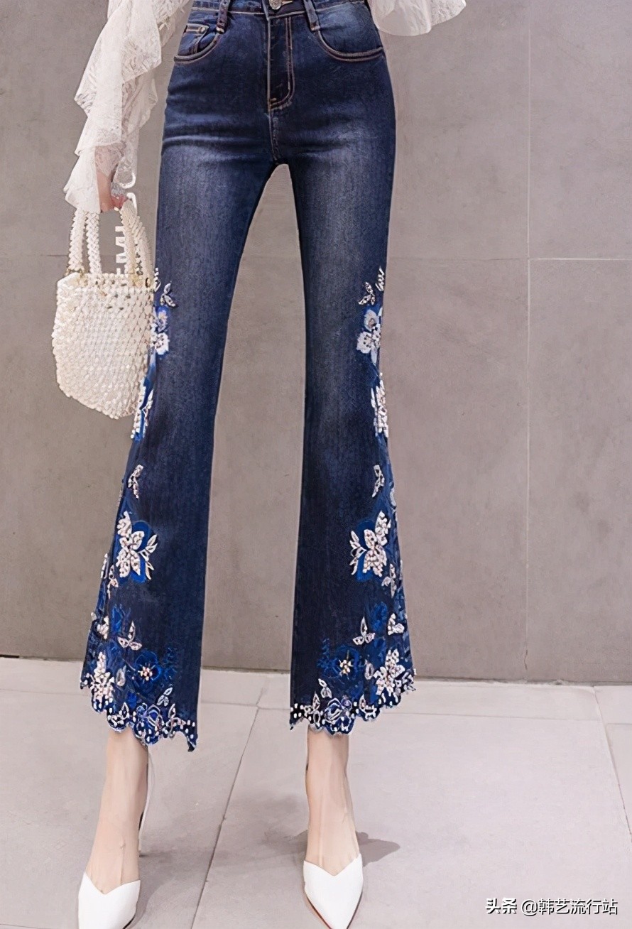 韩国牛仔裤的极致魅力 (韩国流行牛仔裤)