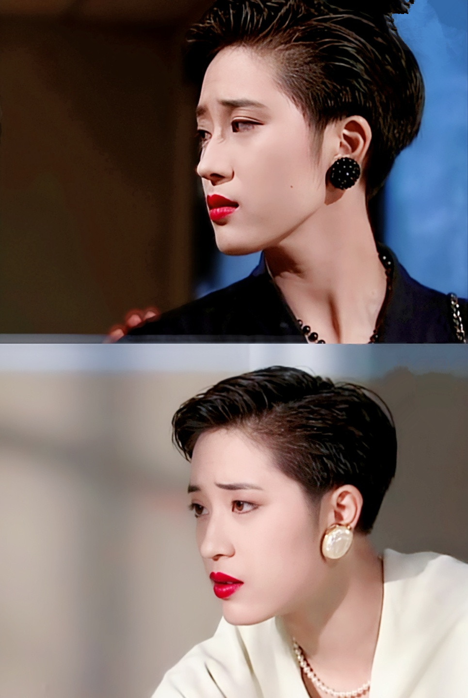 陈法蓉的短发既有帅气也有女人味,陈法蓉以前的短发是多少年前的