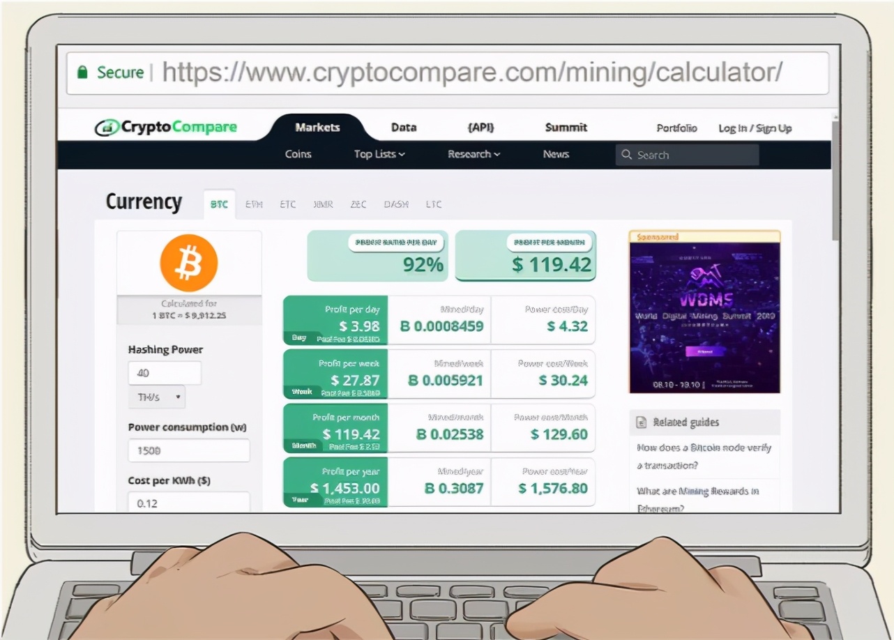 挖*币特比**容易吗？从设置钱包到开采，三个步骤教你成为一名矿工