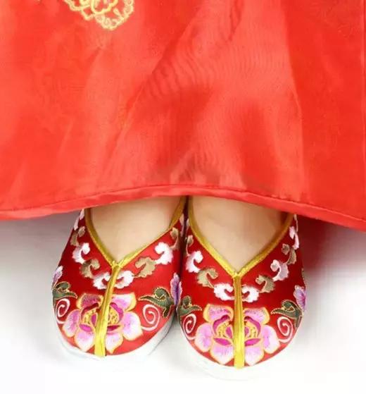 中国风纯手工绣花鞋,传统绣花鞋手工