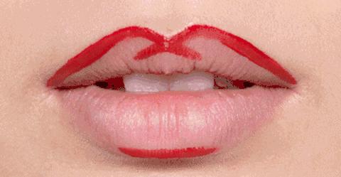 开运红唇妆，这是玄学，快，开学了