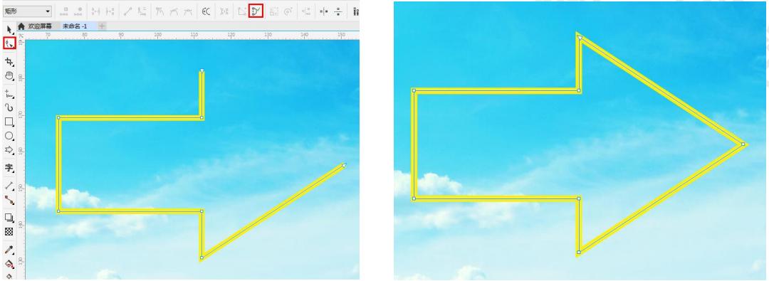 用coreldraw画半圆怎么画教程视频,cdr平面设计教程绘制边框图形