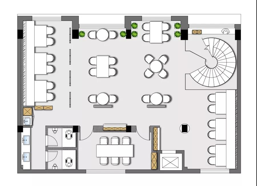 二姐粥铺281平商业空间取名澜厨有着业主自己的Style