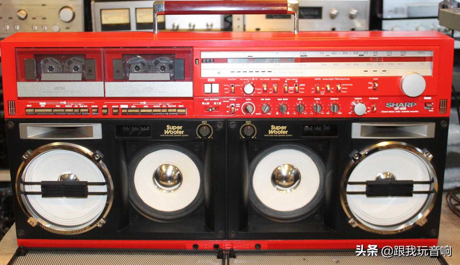 夏普SHARPGF666收录机,日本夏普900收录机