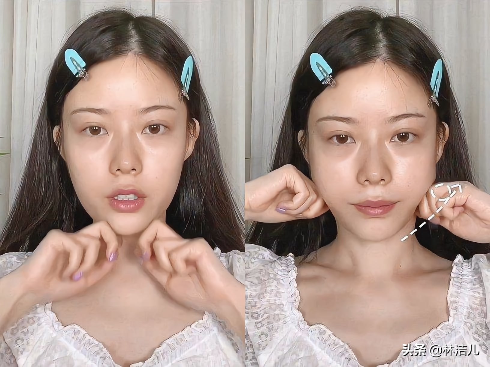 短方脸怎么修饰脸型,方脸瘦下去脸颊凹陷怎么办