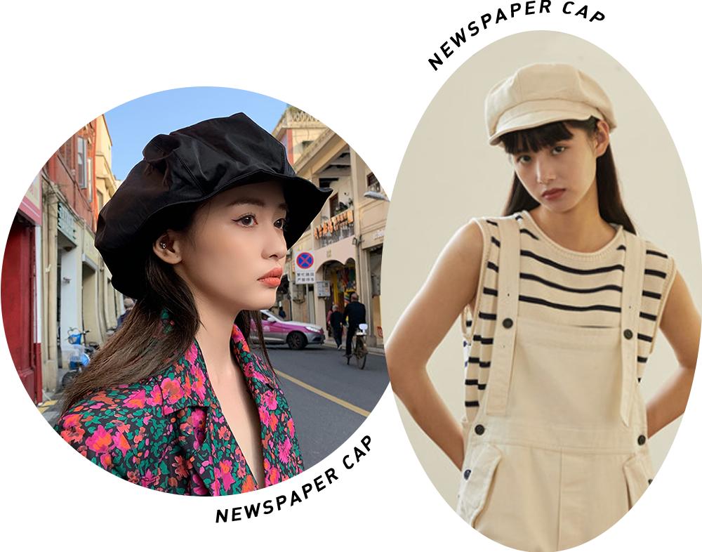 适合秋冬季戴的各种洋气帽子,夏日必备的3款帽子百搭还显脸小