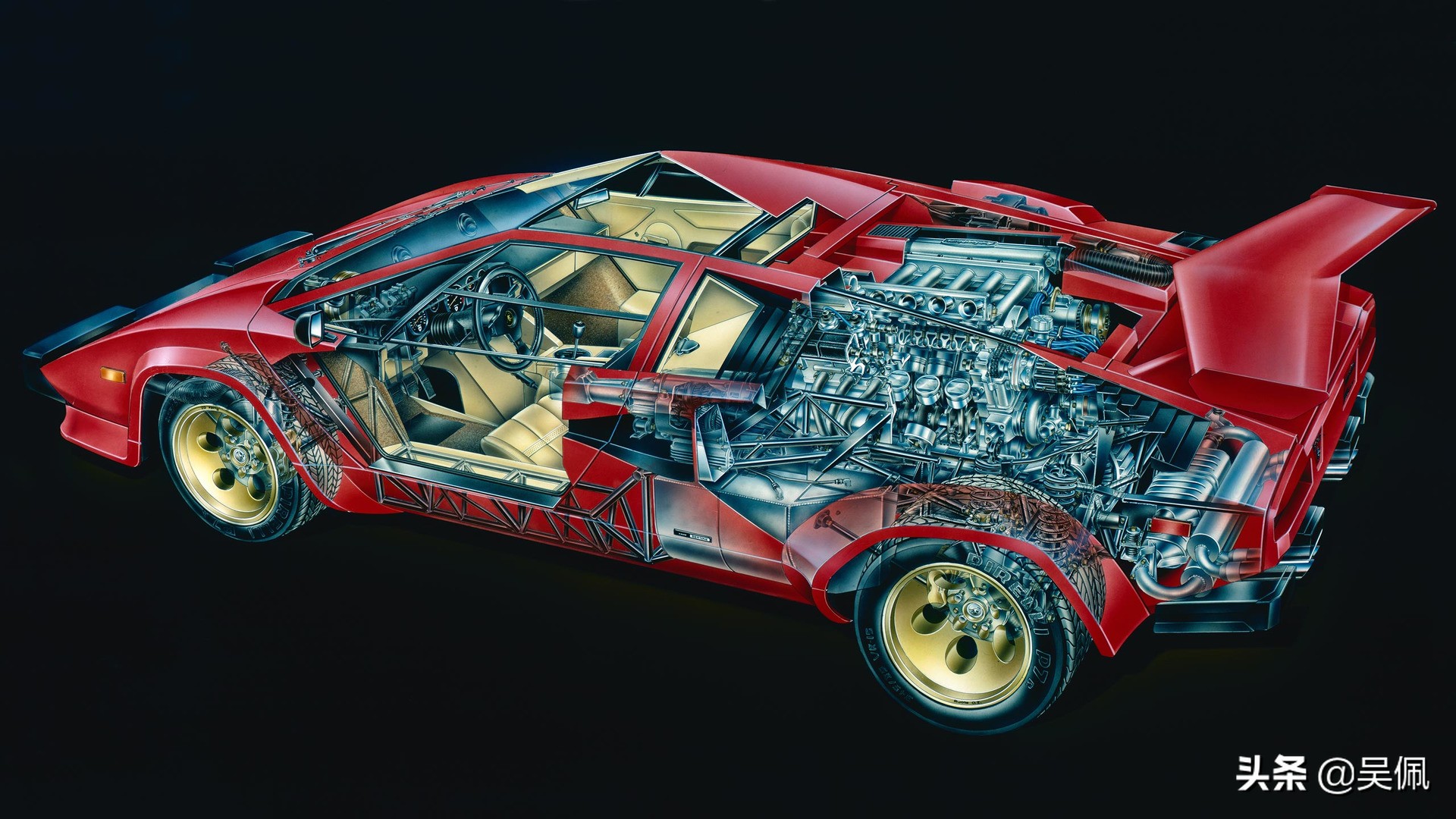 看完DavidKimble的汽车解剖图，你才会知道什么叫艺术大师
