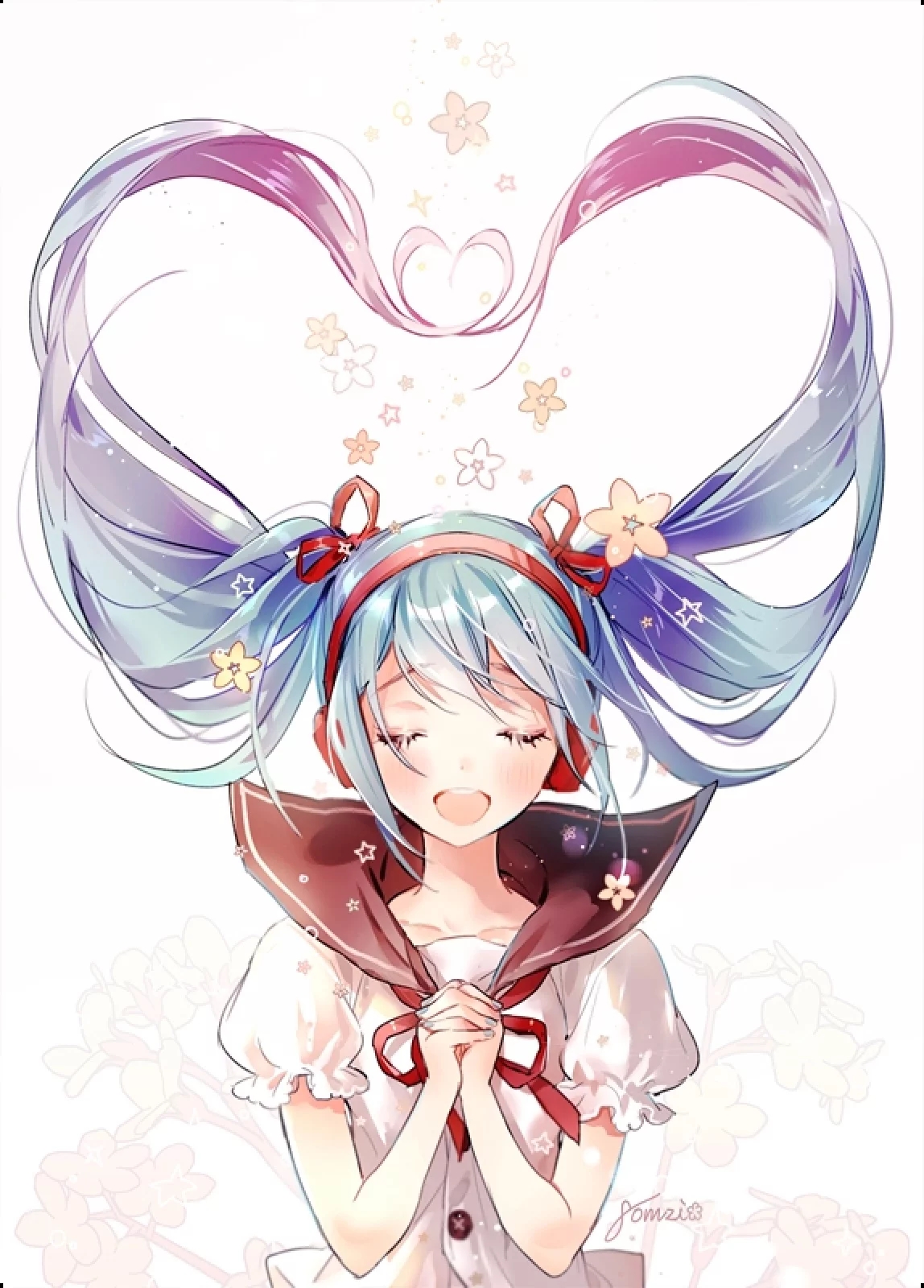 初音未来2020动画,初音未来动漫可爱萌图