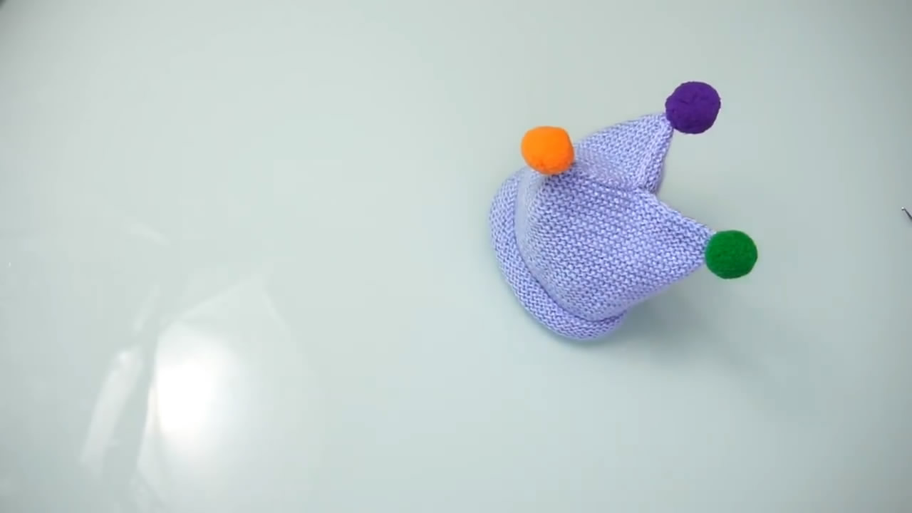 毛线手工编织婴儿帽,宝宝毛线帽钩织全过程