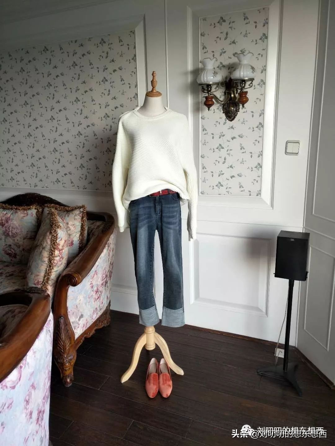 一日一look,早春丝巾的搭配