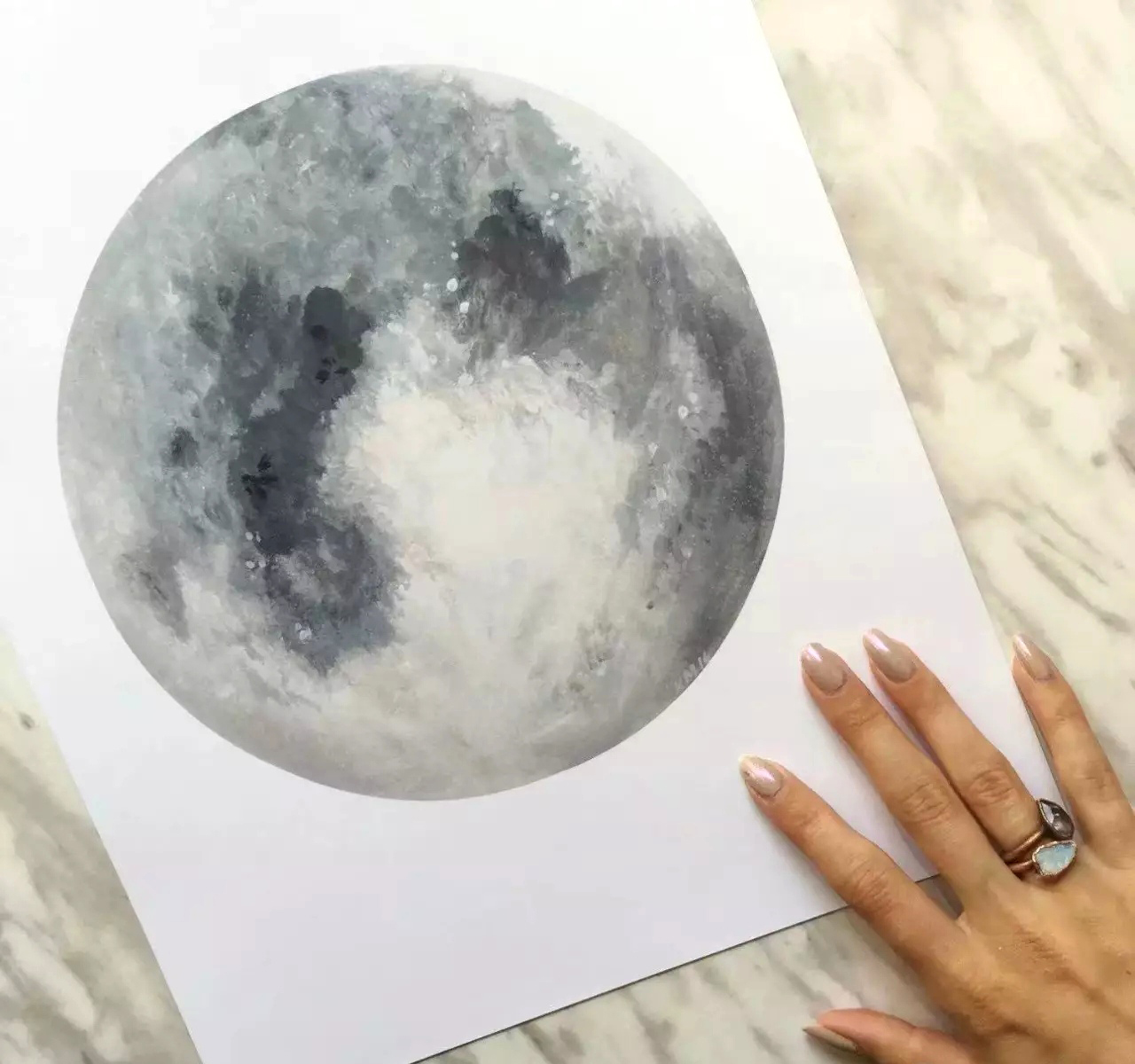 画中秋节的月亮怎么画,画太阳白云星星月亮彩虹怎样画